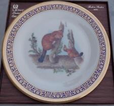 Gorgeous Collectible Lenox Woodland Wildlife Porcelain Plate – Marten–1981 Boxed picture