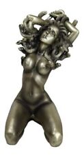 Ebros Greek Mythology Kneeling Nude Goddess Medusa with Snake Hair Statue 6