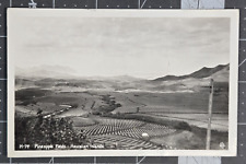 Vintage 1947 B&W RPPC Postcard Pineapple Fields Hawaiian Islands picture