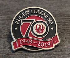 Ruger Firearms Company Logo 1949-2019 Anniversary Commemorative Lapel Pin picture