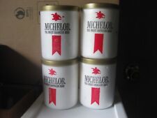 4x Lot Vintage  Crown Machine & Tool Michelob Styrofoam Koozies-3 Made in TEXAS picture