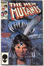 NEW MUTANTS #18 (1984) 1st full Demon Bear, 1st app new Warlock; Sienkiewicz VF picture