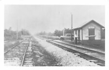 F77/ Blood New Hampshire RPPC Postcard c1950s Railroad Depot 9 picture