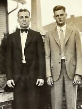 PA Photograph Two Handsome Men Suits 1930's Portrait picture