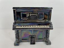 Vintage Upright Ceramic Piano Wind Up Music Box Works Great Plays Amazing Grace picture
