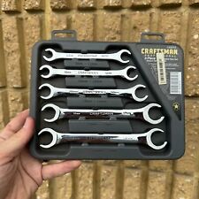 CRAFTSMAN USA Professional 9 42013 METRIC 5pc Flare Nut Line Wrench Set 9mm-18mm picture