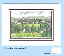 CP F 43210 POSTCARD DRAWING 2 nets brown 43 SAINT JEURES picture