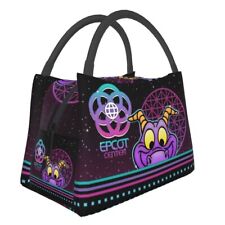 EPCOT Retro Insulated Lunch Bag Figment Spaceship Earth Disney Imagination NWOT picture