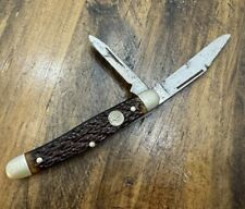 Boker USA 8348 Swamp Rat Pocket Knife Genuine Bon Etched Blade Vintage (31 picture