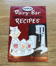 1961 Iona Dairy Bar Home Use Drink Mixer Recipes - 6 page Pamphlet picture