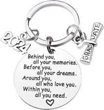 Cdlong Class of 2024 Graduation Keychain - Senior 2024 Graduation Gifts for Her/ picture