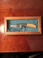 2009 LL Bean Collector Knife With 24K Gold Boot  picture