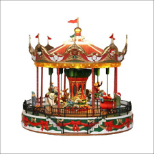 Lemax Carnival-Sights & Sounds: Santa Carousel-(34682-Uk) picture