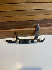 Vintage USA Official Boy Scouts of America 4 Blade Pocket Knife-Can't Read Brand picture