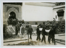 Meurisse, France Funeral of Abdel Khaliq Sarwat Pasha Vintage Silver Print picture
