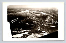 RPPC 1948 Skyview Whiteface Mountain Wilmington Notch NY Dwight Church Postcard picture