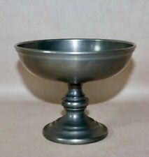 Colonial Castings Co ~ Pedestal Compote ~ Pewter ~ 4” Tall ~ Meridian Conn RARE picture