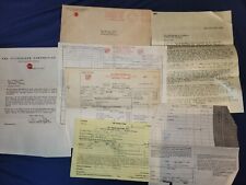 Vintage 1953 Studebaker Automobile Car Invoices And Letters Letterhead Envelope picture