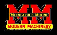 Minneapolis Moline Modern Machinery Vintage Recreated - Sticker Decal picture