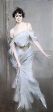 Oil painting lady beauty Madame-Charles-Max-Giovanni-Boldini-oil-painting 24x48
