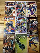 Superman Comics Lot 9 No. 101-109 VF/NM Bagged & Boarded Green Lantern Darseid picture