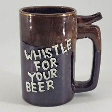 Vintage Wet your Whistle for your beer mug ceramic tankard built in whistle picture