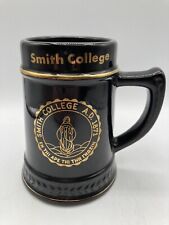 Smith College Small Stein Black - Gold Trim. picture