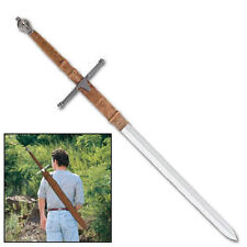 BRAVEHEART Scottish Hero William Wallace Claymore Polished Stainless Steel Sword picture