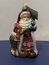 Old World Christmas Ornaments Mixed Lot(5)Nordic Santa,Hot Dog,Dragon,Cat Fiddle picture