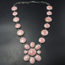 BEAUTIFUL Randall Endito NAVAJO Sterling Silver PINK CONCH SHELL NECKLACE picture