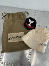 Original NAMED WWI  Red Cross Convalescent Bag US w/ Hat and Patch picture