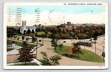 1930s~Cleveland Ohio OH~Historic University Circle Neighborhood~Vintage Postcard picture