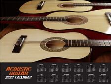 CHEAP GIFT BLACK FRIDAY GUITAR ACOUSTIC  2023 WALL CALENDAR MSRP $25.99  picture