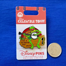 2024 Disney Parks Celebrate Today Find A Rainbow Day Kermit The Frog LE Pin picture