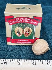 1987 Hallmark Ornament “In A Nutshell” Old Fashioned Christmas Collection  picture