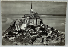 Postcard France Mont Saint-Michel Aerial View Manche Normandy G47 picture