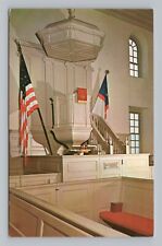 Postcard Interior View Pohick Episcopal Church Lorton Virginia picture