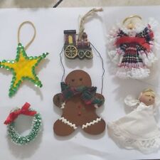 Lot of 6 vintage Christmas Ornaments picture