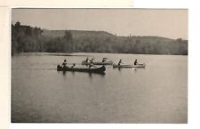 CT Somers postcard Camp Aya Po Women Canoeing Lake Nissaki-BR1 picture