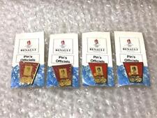 Albertville Renault Olympic 1992 Official Pin Badge 4 Pieces picture