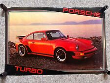 Vintage Porsche 911 Turbo 1980's Poster 1987 23