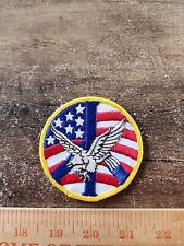 Vintage American Flag Peace Eagle On Patch  picture