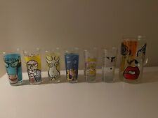 1990s Vintage Ritzenhoff ART Milk Glasses (8 glasses) and Pitcher - New in Box picture
