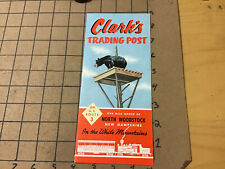 original HIGH GRADE Brochure: 1972 CLARK'S TRADING POST north woodstock nh picture