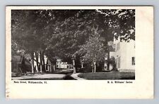 Williamsville VT-Vermont, Main Street, Advertising, Antique, Vintage Postcard picture
