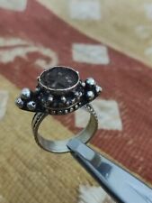 Anciens Rare Solid Silver Antique Viking Ring Amazing Artifact picture