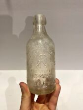 Antique 1880s/90s Weiss Beer Bottle Blob Top - Baltimore Berliner picture