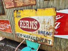 Vintage Large Kerns Bread Sign 48