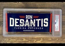 Ron DeSantis Signed Governor Bumper Sticker PSA/DNA Encapsulated AUTO picture