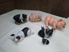 Pig Figurines ASSORTED CERAMIC- Lot of 6 picture